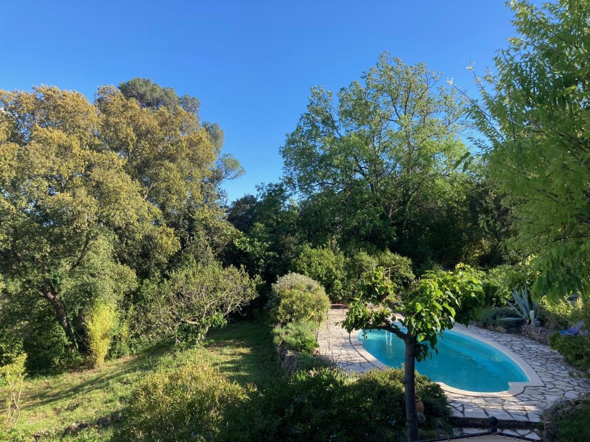 La Parenthese Du Var - Gite Avec Grande Terrasse Vue Sur Piscine Saint-Antonin-du-Var Exteriör bild
