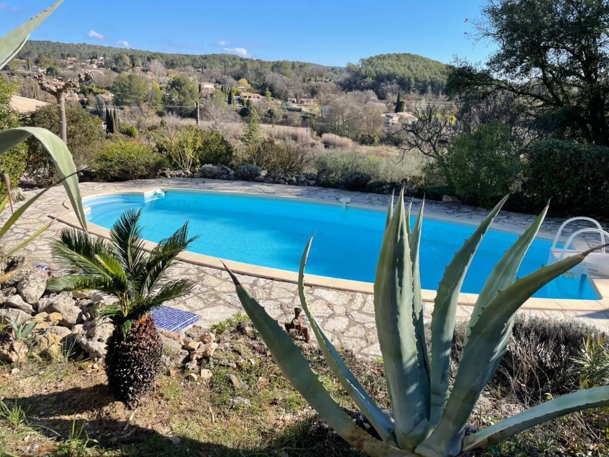 La Parenthese Du Var - Gite Avec Grande Terrasse Vue Sur Piscine Saint-Antonin-du-Var Exteriör bild