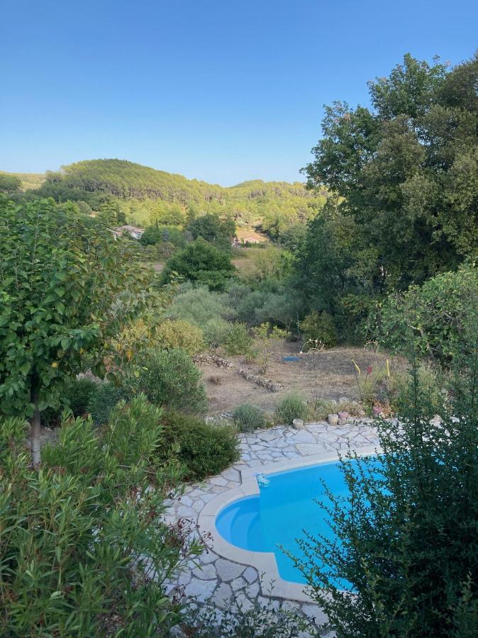La Parenthese Du Var - Gite Avec Grande Terrasse Vue Sur Piscine Saint-Antonin-du-Var Exteriör bild